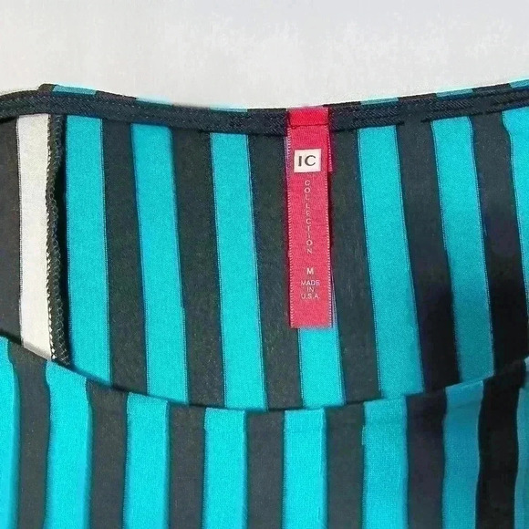 IC Collection Stripped Tunic With Circle trim. Ladies size  M - Picture 6 of 7